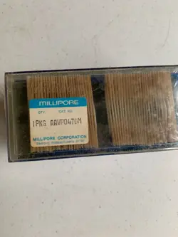 NOS MILLIPORE CORPORATION MEMBRANE FILTERS NEW IN SEALED BOX AAWP0470M 50CT