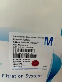 DISPOSABLE VACUUM FILTRATION