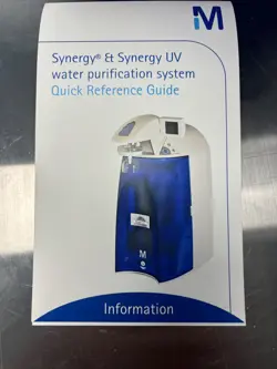 MILLIPORE SYNERGY UV WATER PURIFICATION SYSTEM