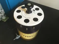 USED WATERS-MILLIPORE SEP-PAK CARTRIDGE RACK, FUNNELS NOT INCLUDED