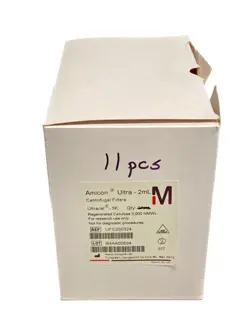 (11 PC) MILLIPORE AMICON ULTRA-2 CENTRIFUGAL FILTER UNIT 2ML ULTRACEL-3 3KDA