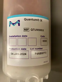 SET OF 2 - MILLIPORE QTUM000IX MILLI-Q QUANTUM IX POLISHING CARTRIDGE