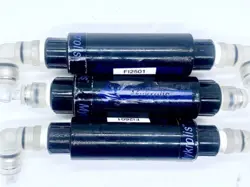 LOT OF 3 MYKROLIS WAFERGARD GTL FILTER MAS.PRESS. 0.41 MPA, 1/4 FPT