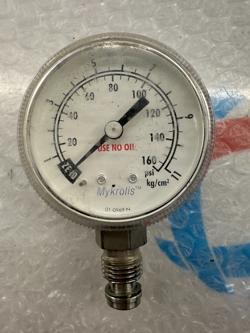 GAUGE 0-160PSI 0-11KG/CM