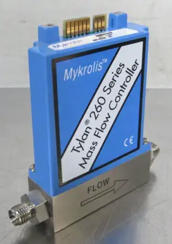T188984 MYKROLIS FC-260V MASS FLOW CONTROLLER TYLAN 260 SERIES N2 GAS 100SCCM