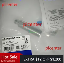 1PC OMRON E2A-M18LS08-M1-B1 E2AM18LS08M1B1 PROXIMITY SWITCH NEW