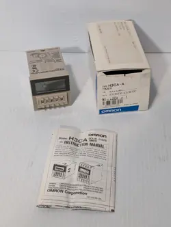 NEW OMRON H3CA-A SOLID-STATE TIMER 24-240VAC/VDC - FREE SHIPPING+RETURNS