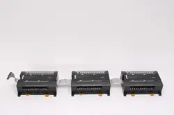 OMRON 3X CP1W-40EDR IN / OUT UNITS