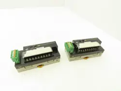 OMRON DRT2-OD16 REMOTE TERMINAL PLC OUTPUT MODULE 24VDC LOT OF 2