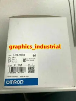 NEW IN BOX ORIGINAL OMRON CPU UNIT CJ2M-CPU33 PLC CJ2MCPU33 CPU
