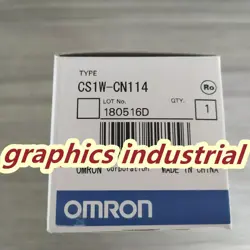 NEW ORIGINAL OMRON CS1W-CN114 CONNECTION CABLE CS1W-CN114  IN BOX