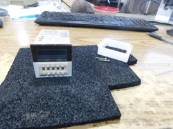 OMRON TYPE: H3CA-A  DIGITAL TIMER MOUNTING BRACKET