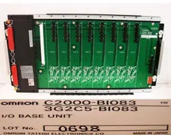 OMRON C2000-BIO83 3G2C5-BIO83 I/O BASE UNIT -UNUSED-