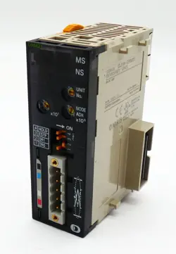 OMRON CJ1W-DRM21 24V DC 0.5W DEVICENET UNIT EXPANSION MODULE -USED-
