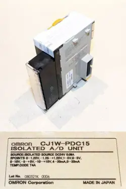 OMRON CJ1W-PDC15 ISOLATED A/D UNIT -UNUSED-