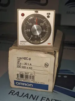 OMRON H2C-8 MOTOR DRIVEN TIMER TIME 30S-30H A