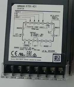 NEW OMRON H7BX-AD1 H7BXAD1 SCREW TERMINAL 6 DIGITS 1-STAGE SUPPLY IN BOX