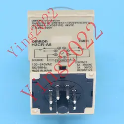 NEW OMRON H3CR-A8 TIMER MODULES 100-240VAC 50/60HZ H3CRA8