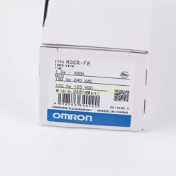A NEW OMRON H3CR-F8 TIMER 100-240VAC