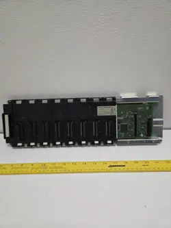 OMRON CS1W-BC083 PLC BACKPLANE (MISSING FRONT COVER)