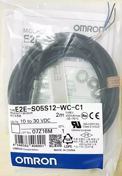 ONE NEW ORIGINAL OMRON E2E-S05S12-WC-C1 PROXIMITY SENSER SWITCH CABLE IN BOX