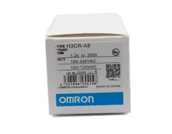 NEW IN BOX OMRON TIMER H3CR-A8 H3CRA8 100-240VAC /100-125VDC