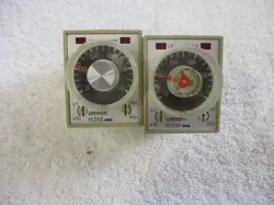 OMRON TIMER     H3M SER B     LOT OF 2