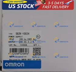 NEW OMRON S82K-10024 POWER SUPPLY 24VDC 4.2A 100W