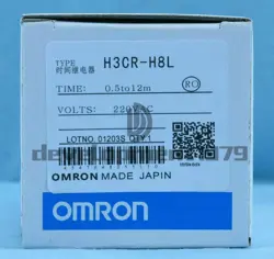 ONE OMRON TIMER H3CRH8L 200-240VAC H3CR-H8L POWER OFF DELAY IN BOX NEW