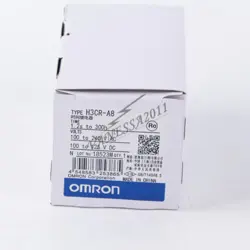 OMRON H3CR-A8 TIMER,8 PIN,100-240VAC,100-125VDC,1.2 SECONDS TO 300 HOURS