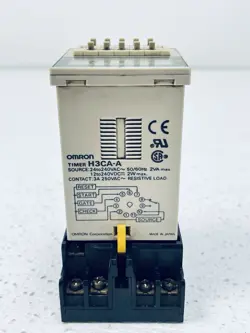 OMRON H3CA-A DIGITAL TIMER RELAY 11 PIN WITH RELAY SOCKET P2CF-11