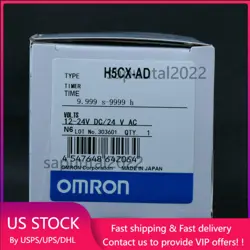 1PC NEW OMRON H5CX-AD H5CXAD TIMER 12-24VDC IN BOX FAST SHIPPING
