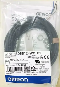 ONE NEW ORIGINAL OMRON E2E-S05S12-WC-C1 PROXIMITY SENSER SWITCH CABLE FAST SHIP