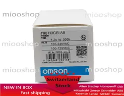 NEW IN BOX OMRON TIMER H3CR-A8 H3CRA8 100-240VAC / 100-125VDC US FREE TAX