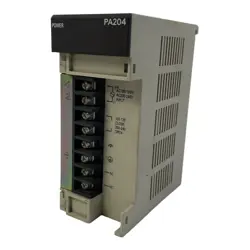 OMRON C200HW-PA204 POWER SUPPLY UNIT -COVER MISSING- -USED-