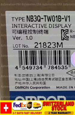 1PC OMRON NB3Q-TW01B-V1 BRAND NEW TOUCHSCREEN FAST DELIVERY DHL US FREE TAX