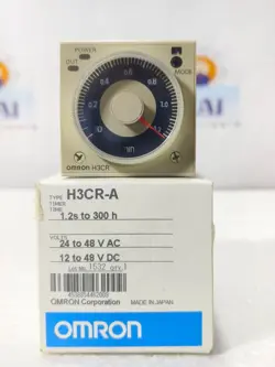 OMRON H3CR-A SOLID STATE MULTIFUNCTIONAL TIMER 1.2S-300H | 24-48VAC | 12-48VDC