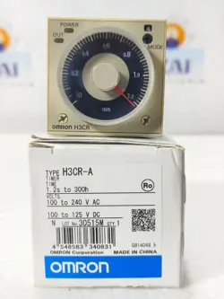 OMRON H3CR-A SOLID STATE MULTIFUNCTIONAL TIMER 1.2S-300H 100-240VAC | 100-125VDC