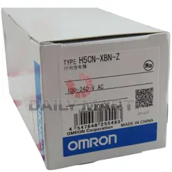NEW OMRON H5CN-XBN-Z DIGITAL TIMER RELAY 100~240V AC IN BOX