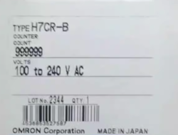 NEW OMRON H7CR-B DIGITAL COUNTER COMPACT 100/240VAC