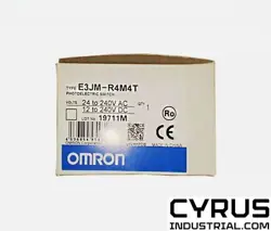 OMRON E3JM-R4M4T RETROREFLECTIVE PHOTOELECTRIC SENSOR
