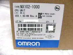 NEW ORIGINAL OMRON NX102-1000 CPU UNIT NX1021000 PLC IN BOX EXPEDITED SHIPPING