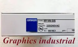 10 PCS NEW IN BOX ORIGINAL OMRON MY4N-GS  AC220/240 MY4N-GS