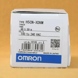 OMRON TIMER H5CN-XDNM H5CNXDNM 100-240VAC ORIGINAL NEW IN BOX