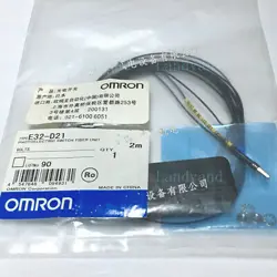 1PC OMRON E32-D21 2M OPTICAL FIBER SENSOR E32D21 NEW