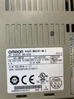 OMRON SERVO DRIVE R88D-WN04H-ML2 REFURBISHED FREE EXPEDITED SHIPPING