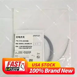 OMRON E32-ZD200E PHOTOELECTRIC SWITCH NEW SEALED FREE SHIPPING