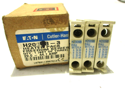 NEW BOX OF 3 EATON/CUTLER-HAMMER H2009-3 OVERLOAD HEATER