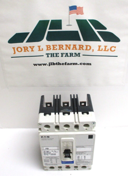 EATON CIRCUIT BREAKER , FD3100V , 3-POLE , 100-AMP , 600-VAC ,  SURPLUS