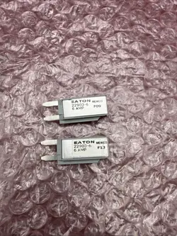 PACK OF 2 EATON BUSSMANN SERIES 22903-6 MINI DIODE FUSE, 6A NEW